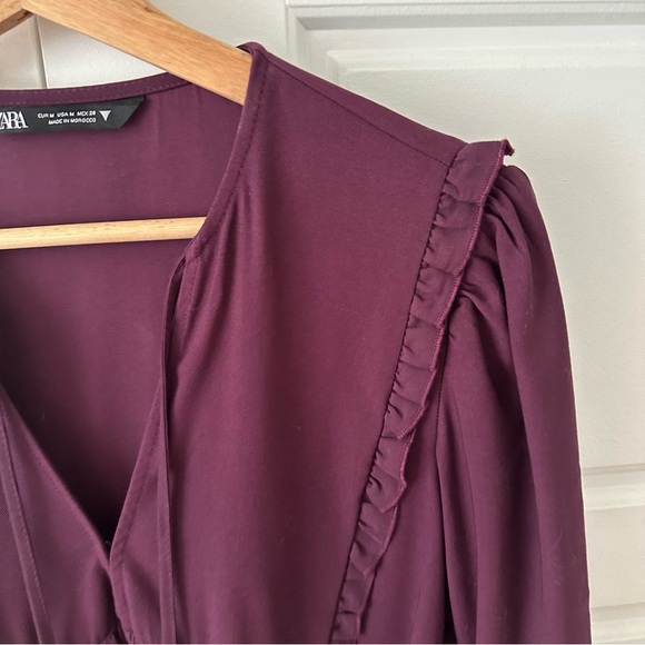 ZARA Pleated Dress (M) - Picture 7 of 12